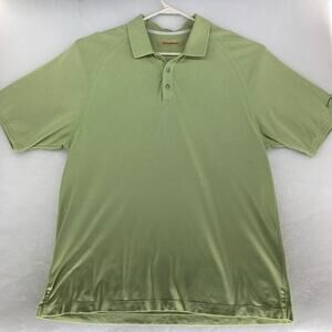 Tommy Bahama Green Short Sleeve Polo Shirt Size XL